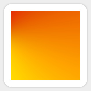orange yellow gradient Sticker